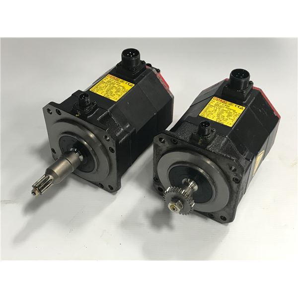 (2) Fanuc #A06B-0223-B605#S000 AC Servo Motor