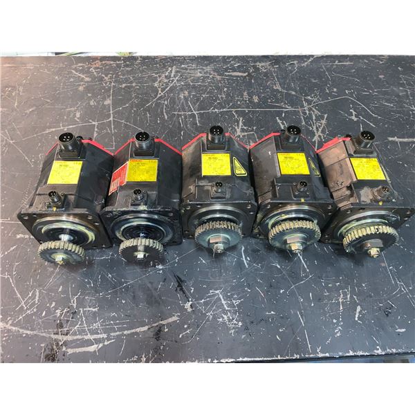 (5) - Fanuc A06B-0235-B605 AC Servo Motors