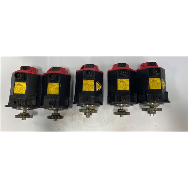 (5) - Fanuc A06B-0235-B605 AC Servo Motors