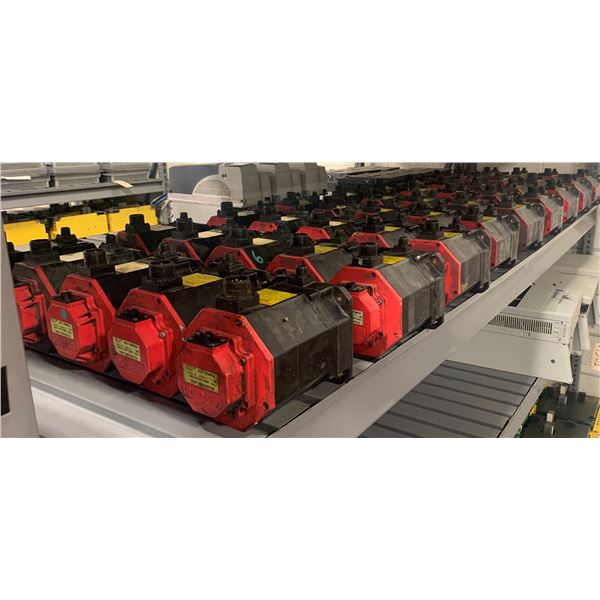 Lot of Fanuc #A06B-0235-B605 Motors