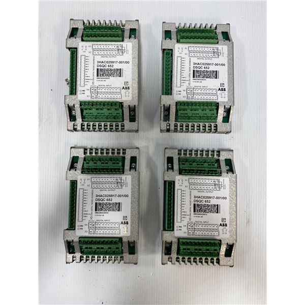 (4) ABB # DSQC652 3HAC025917-001/00  Digital Outputs