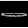Image 1 : 14KT White Gold 1.63 ctw Diamond Bracelet