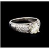 Image 1 : 1.46 ctw Diamond Ring - 14KT White Gold