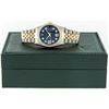 Image 5 : Rolex Mens 2 Tone Blue Diamond 36MM Datejust Wristwatch With Rolex Box