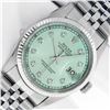 Image 1 : Rolex Mens Stainless Steel Ice Blue Diamond Oyster Perpetual 36MM Datejust Wrist