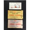 Image 1 : VINTAGE WALLET SIZED COMIC CARDS WITH ORIGINAL PACKAGES