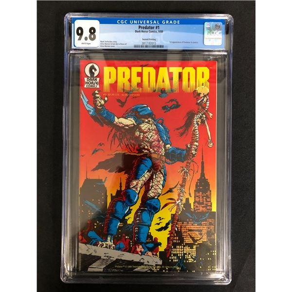 PREDATOR #1 (CGC 9.8) DARK HORSE COMICS 1989