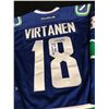 Image 1 : JAKE VIRTANEN SIGNED CANUCKS JERSEY W/2014 NHL 6TH OVERALL PICK (JSA COA)