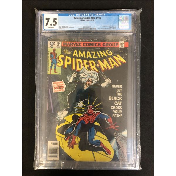 THE AMAZING SPIDER-MAN #194 (CGC 7.5) MARVEL COMICS