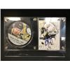 Image 1 : SIDNEY CROSBY SIGNED NHL TRADING CARD W/PUCK & CASE (JSA COA)