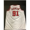 Image 1 : DENNIS RODMAN SIGNED BULL PRO STYLE JERSEY (JSA COA)