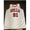 Image 4 : DENNIS RODMAN SIGNED BULL PRO STYLE JERSEY (JSA COA)