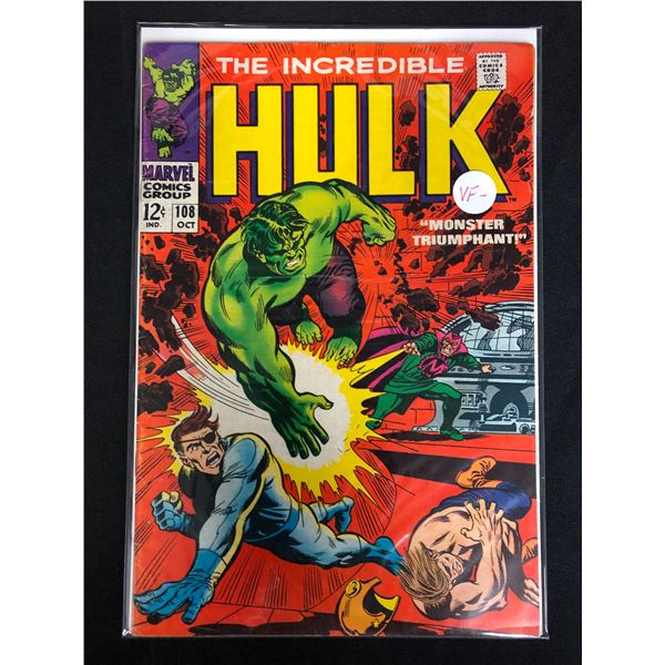 THE INCREDIBLE HULK #108 (MARVEL COMICS)