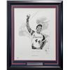 Image 1 : HANK AARON SIGNED FRAMED 22x28 LITHOGRAPH PHOTO ARTIST PROOF /400 (BECKETT COA)