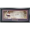 Image 1 : HANK AARON SIGNED FRAMED 10x30 PANORAMIC PHOTO MILWAUKEE BRAVES (FANATICS COA)