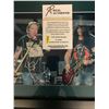 Image 2 : AXL ROSE AND SLASH DUAL SIGNED GUNS N ROSES FRAMED 8 X 10 ( RA COA)