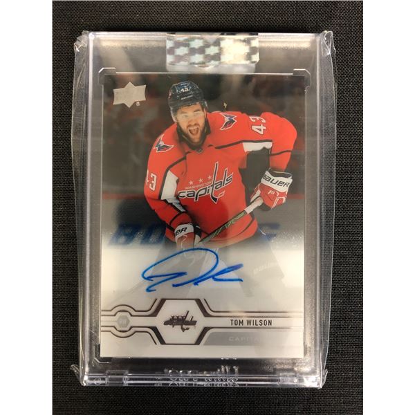 2019-20 UD CLEAR CUT #CC-TW TOM WILSON AUTO
