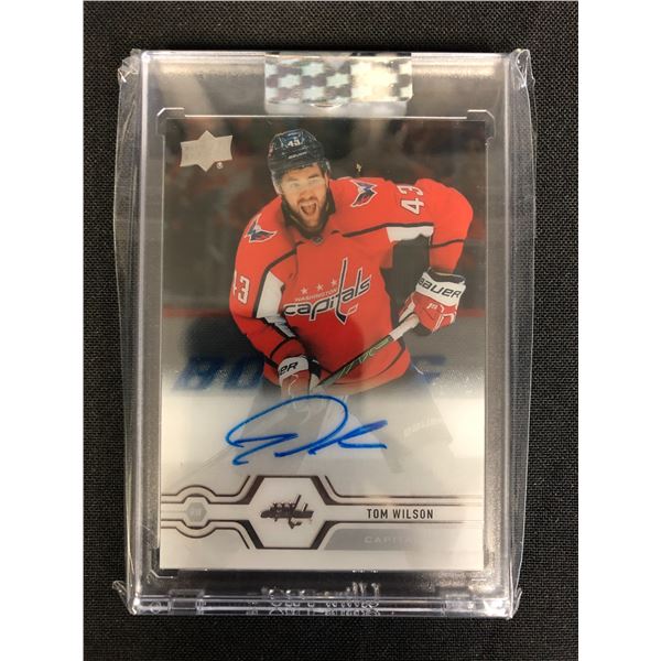 2019-20 UD CLEAR CUT #CC-TW TOM WILSON AUTO