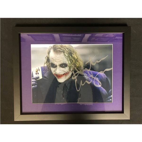 HEATH LEDGER SIGNED FRAMED 8X10 PHOTO (RA COA)