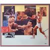 Image 2 : FRAMED MUHAMMAD ALI AUTOGRAPHED 18x22 POSTER PHOTO (BECKETT COA)
