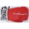 Image 1 : MUHAMMAD ALI SIGNED RED EVERLAST BOXING GLOVE (PSA/DNA)