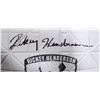 Image 2 : RICKEY HENDERSON SIGNED COMMEMORATIVE BASE "MAN OF STEAL 1406" (STEINER HOLO)