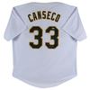 Image 1 : JOSE CANSECO AUTHENTIC SIGNED WHITE PRO STYLE JERSEY (BECKETT WITNESSED)
