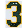Image 2 : JOSE CANSECO AUTHENTIC SIGNED WHITE PRO STYLE JERSEY (BECKETT WITNESSED)