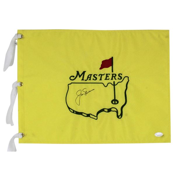 JACK NICKLAUS AUTHENTIC SIGNED MASTERS PIN FLAG (JSA COA)