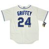 Image 1 : KEN GRIFFEY JR. SIGNED MARINERS CREAM NIKE JERSEY SIZE L (BECKETT & MCS COA)