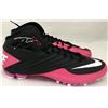 Image 1 : RUSSELL WILSON SIGNED NIKE SUPER SPEED TD 3/4 PINK CLEAT SIZE 13 (RW COA)