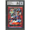 Image 1 : COLE KMET SIGNED 2020 PANINI PRIZM RED ICE RC (BECKETT 10 AUTO)