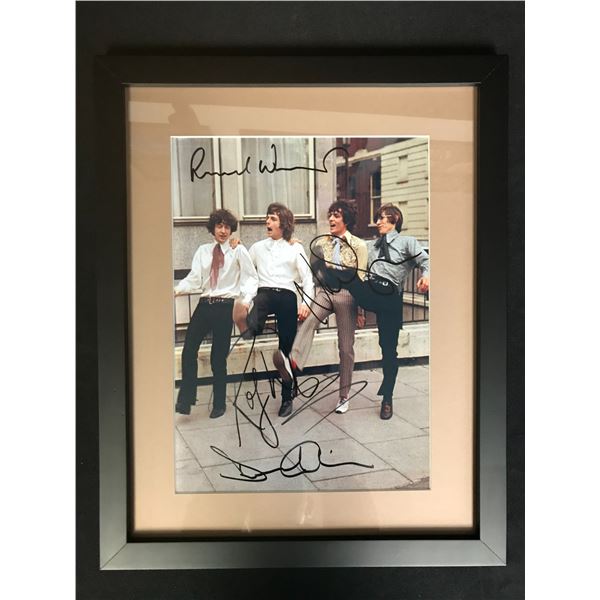 PINK FLOYD BAND SIGNED FRAMED 8X10 PHOTO (RA COA)