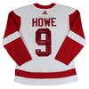 Image 1 : GORDIE HOWE "MR. HOCKEY" SIGNED WHITE ADIDAS RED WINGS JERSEY (PSA/DNA)