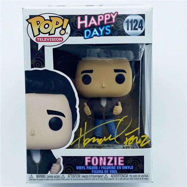 HENRY WINKLER SIGNED "FONZIE" FUNKO POP! VINYL FIGURE w/COA