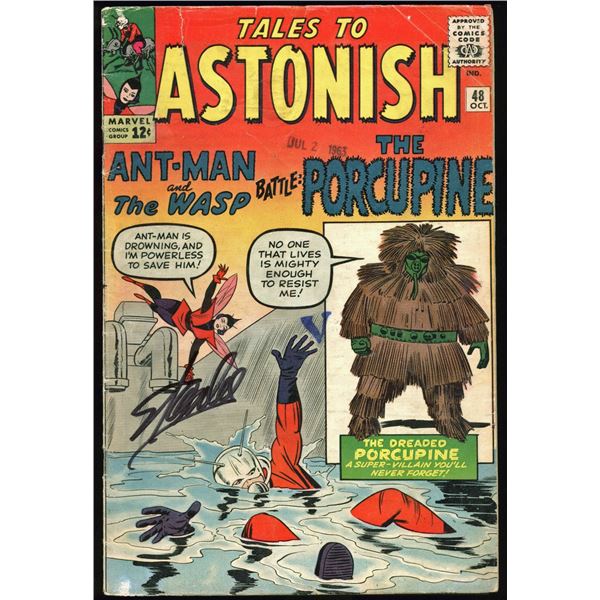 STAN LEE SIGNED TALES TO ASTONISH #48 COMIC BOOK (PSA/DNA)