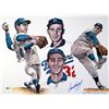 Image 1 : SANDY KOUFAX SIGNED 18x24 LITHOGRAPH (BECKETT COA)