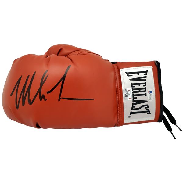 MIKE TYSON SIGNED RED EVERLAST BOXING GLOVE (BECKETT & FITERMAN HOLOGRAM)