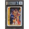 Image 1 : MAGIC JOHNSON SIGNED 1986 FLEER STICKERS #7 CARD AUTO 10 (BAS SLAB)