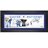 Image 1 : AUSTON MATTHEWS SIGNED FRAMED 10x30 MAPLE LEAFS PHOTO (FANATICS COA)