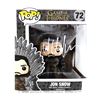 Image 1 : KIT HARRINGTON SIGNED GAME OF THRONES FUNKO POP! JON SNOW SITTING ON THE THRONE (RADTKE COA)