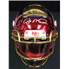 Image 1 : JOE MONTANA SIGNED KC CHIEFS TRUE FLEX CHROME FULL SIZE SPEED HELMET (BECKETT COA)