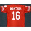 Image 2 : JOE MONTANA SIGNED 49ers PRO STYLE JERSEY (BECKETT COA)