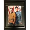 Image 1 : WILLIAM SHATNER & LEONARD NIMOY SIGNED FRAMED 8X10 PHOTO (RA COA)