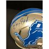 Image 2 : BARRY SANDERS SIGNED DETROIT LIONS ON-FIELD FULL-SIZE SPEED HELMET W/LION KING (SCHWARTZ COA)