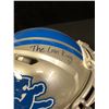 Image 3 : BARRY SANDERS SIGNED DETROIT LIONS ON-FIELD FULL-SIZE SPEED HELMET W/LION KING (SCHWARTZ COA)