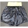 Image 2 : FLOYD MAYWEATHER JR. SIGNED BLACK BOXING TRUNKS (JSA COA)