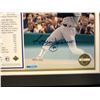 Image 2 : REGGIE JACKSON SIGNED AND FRAMED LMITED EDITION HALL OF FAME DISPLAY (UD COA)