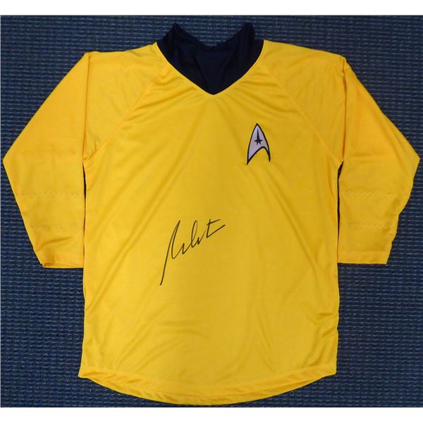 WILLIAM SHATNER SIGNED STAR TREK UNIFORM (JSA COA)