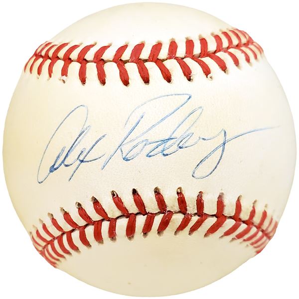 ALEX RODRIGUEZ SIGNED OFFICIAL AL MLB BASEBALL (BECKETT COA)